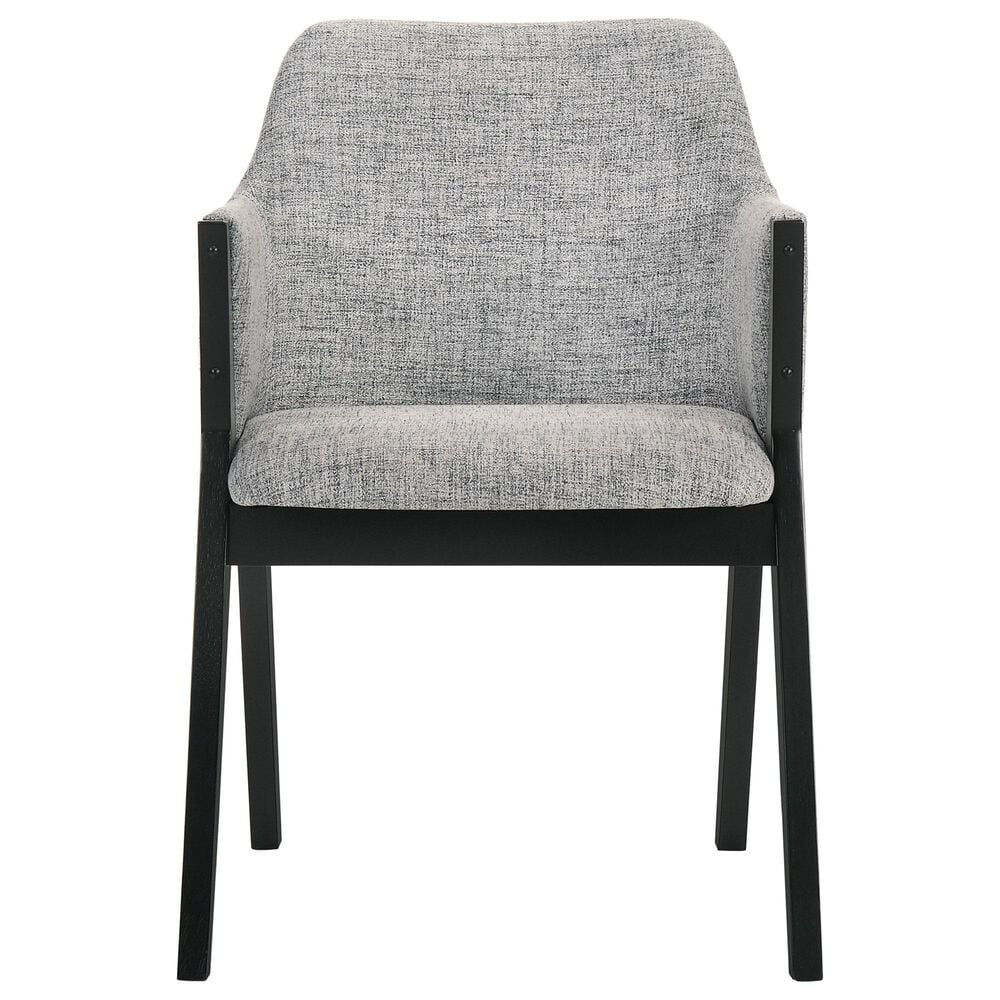 Blue River Westmont and Renzo 5-Piece Dining Set with Gray Cushion in Black, , large
