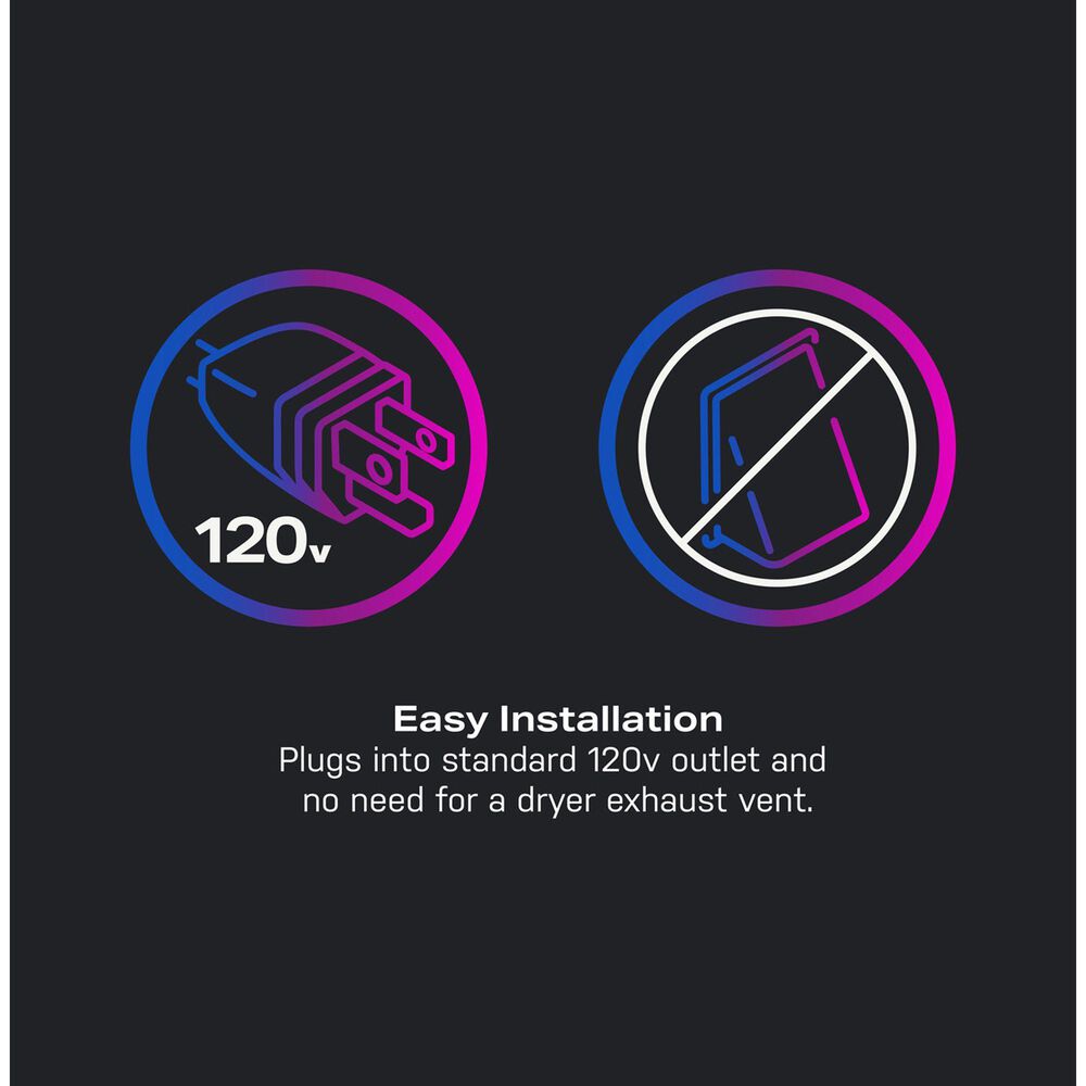 GE Profile 4.8 Cu. Ft. Ultra Fast Combo Washer/Dryer with Heat Pump In Slate, , large