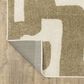 ROW by Oriental Weavers Quinn QUI09 Beige and Ivory 7"10" x 10" Area Rug, , large
