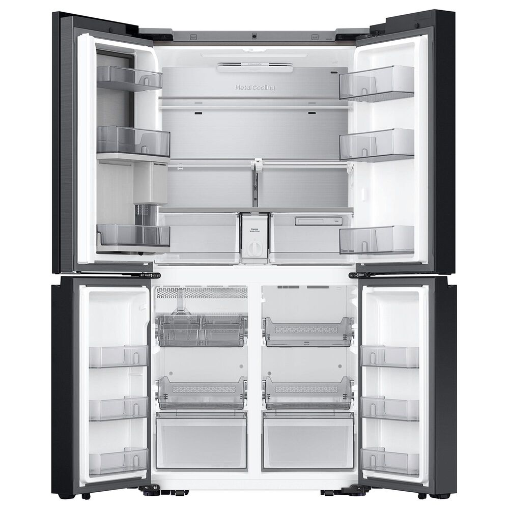 Samsung Bespoke 22.5 Cu. Ft. Bespoke 4-Door Flex French Door Refrigerator with AI Family Hub+ in Stainless Steel, , large