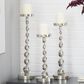 Maple and Jade Candle Holder in Polished Silver (Set of 3), , large