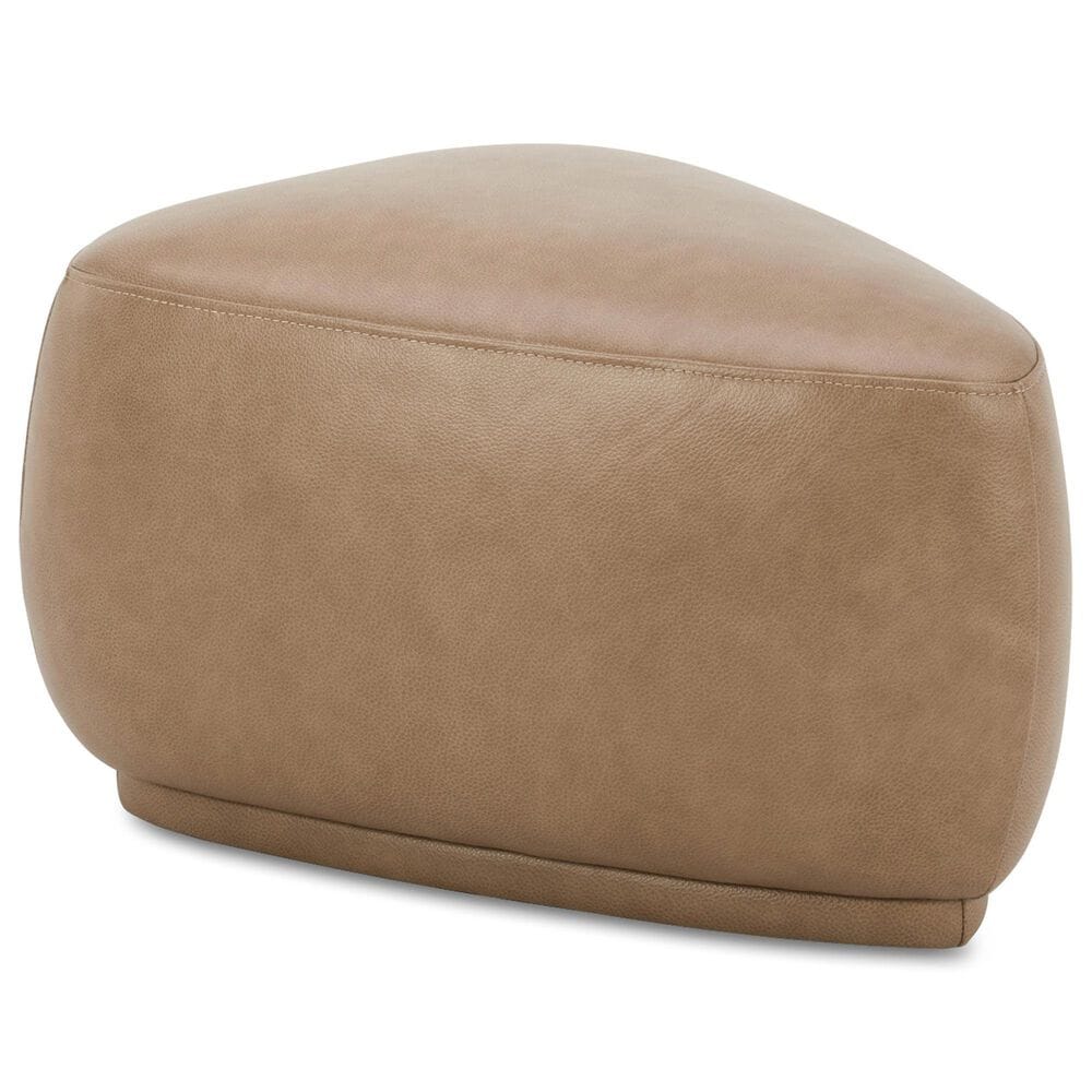 Jennifer Taylor Home Pebble 26" Cocktail Ottoman in Tuscan Tan Brown, , large