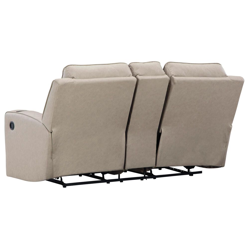 Ashley Lavenhorne Manual Loveseat in Pebble, , large