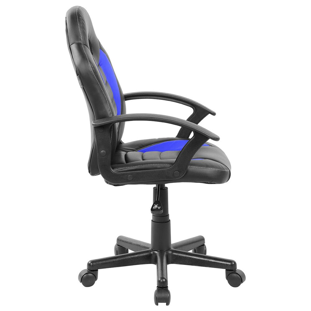 Rta Products Llc Kid&#39;s Gaming and Student Racer Chair with Wheels in Black and Blue, , large