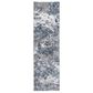 Kas Oriental Rugs Roxy Galaxy 2" x 7" Grey and Blue Runner, , large