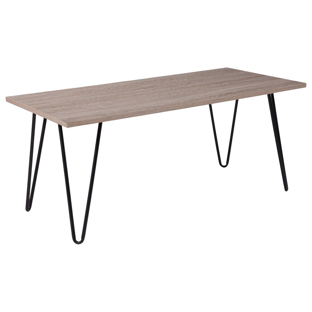 Flash Furniture Oak Park Coffee Table in Brown, , large