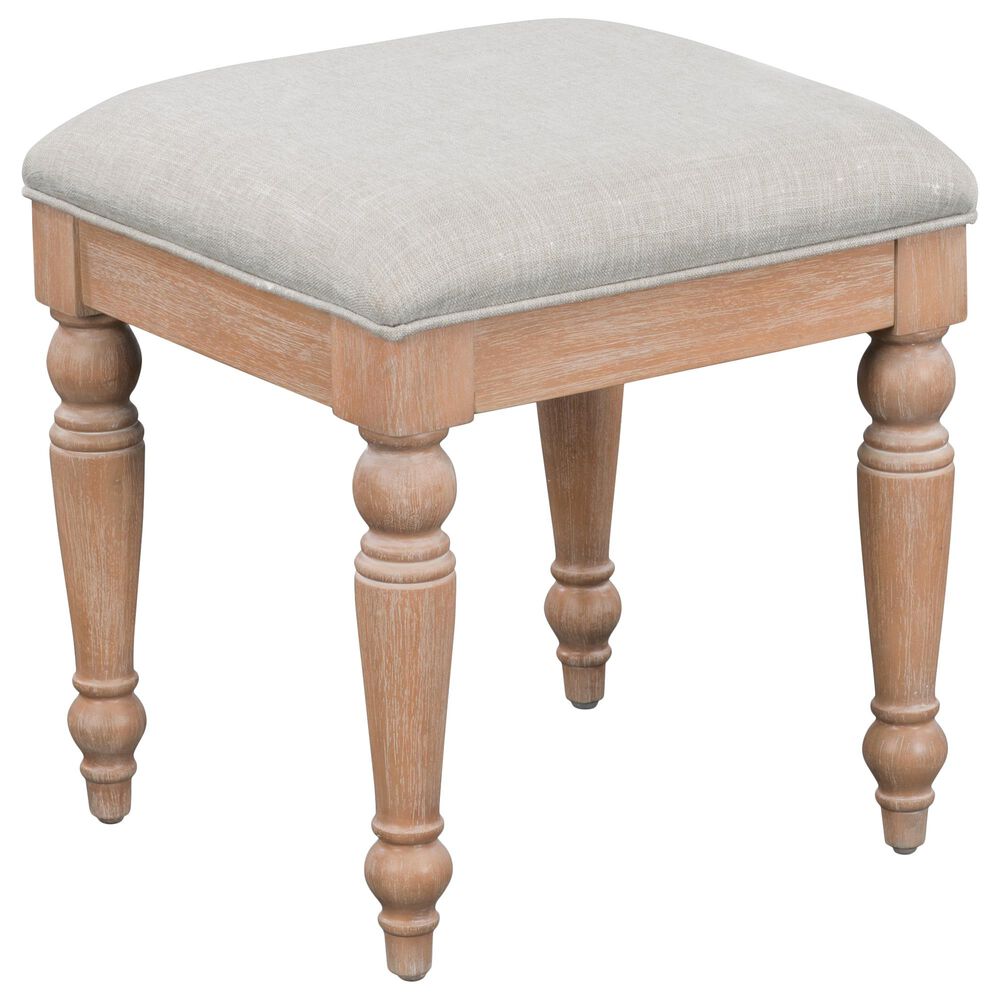 Homestyles Cambridge Vanity Bench in Whitewash, , large