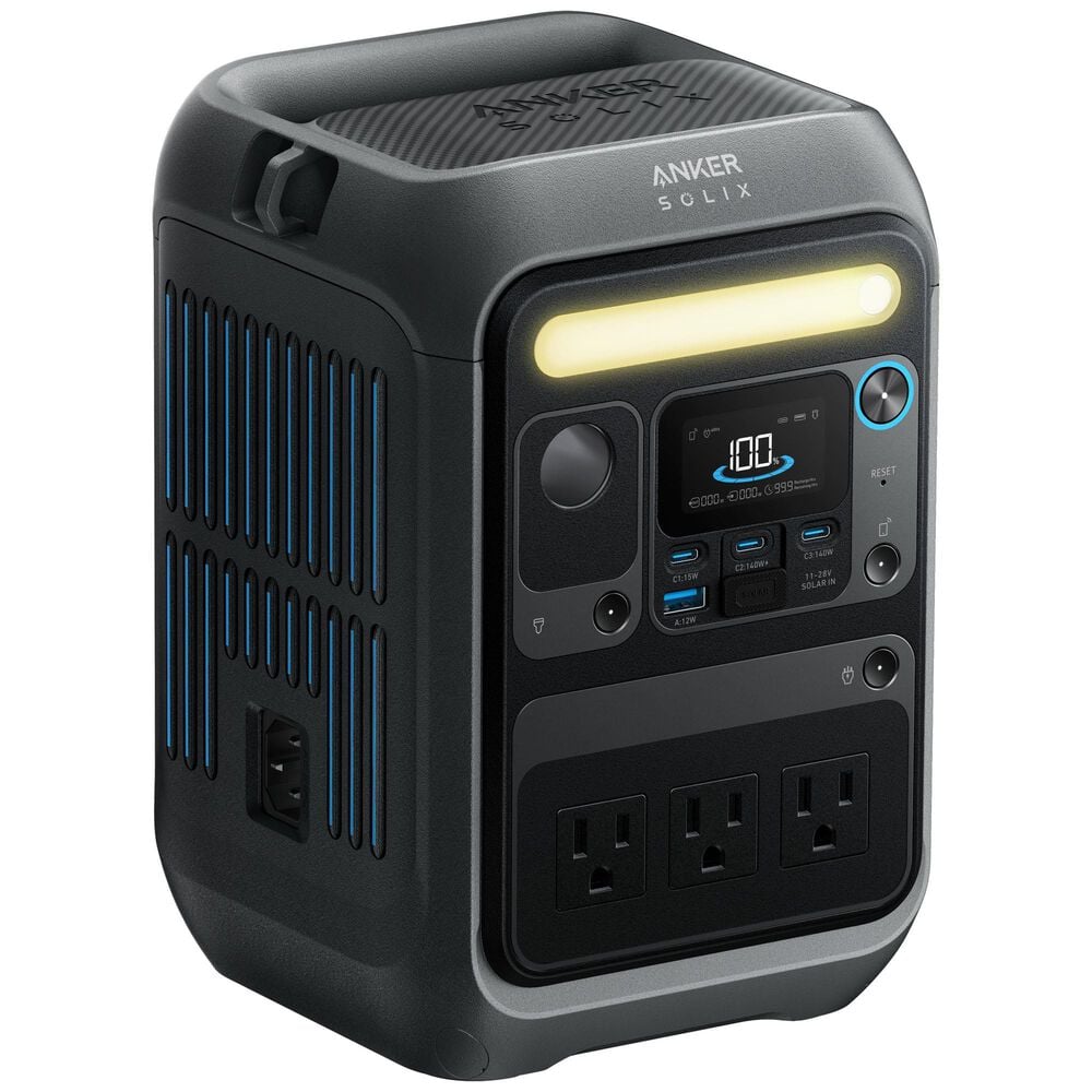 Anker Solix C300X Portable Power Station in Black, , large