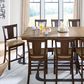 Ashley Rylandeen 62"-86" Dining Table in Light Brown and Dark Brown - Table Only, , large