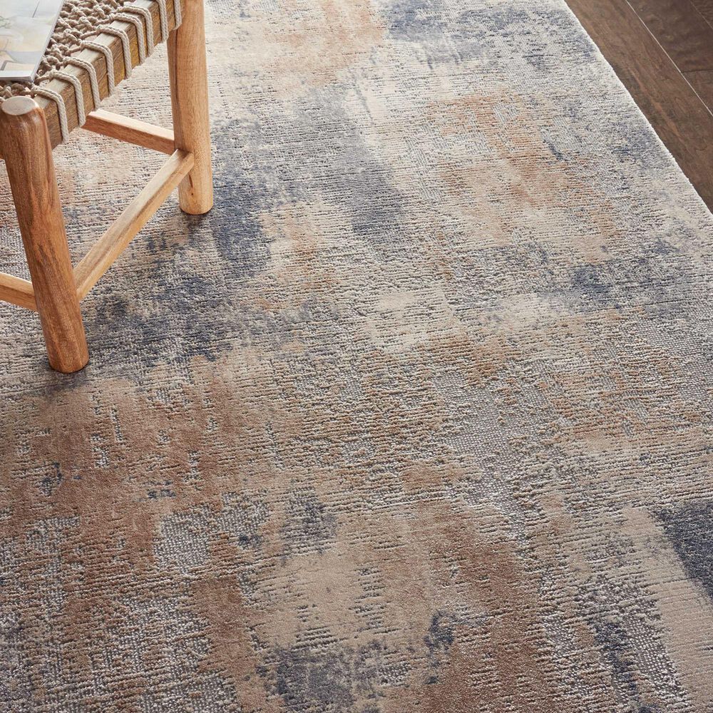 Nourison Rustic Textures RUS02 9&#39;3&quot; x 12&#39;9&quot; Beige and Grey Area Rug, , large