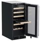 Marvel 2.7 Cu. Ft. 15" Built-In Single Zone Wine Refrigerator with Wine Cradle in Stainless Steel Frame Glass, , large