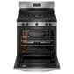 Frigidaire 3 Piece Kitchen Package with 25.6 Cu. Ft. Standard Depth Side-by-Side Refrigerator, 30" Freestanding Gas Range with Quick Boil Burner, 24" Built-In Dishwasher with MaxDry in Stainless Steel, , large