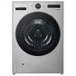 LG 5 Cu. Ft. Front Load Washer and 7.4 Cu. Ft. Smart Front Load Gas Dryer Laundry Pair in Graphite Steel, , large