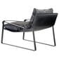 Moe"s Home Collection Connor Leather Club Chair in Black, , large