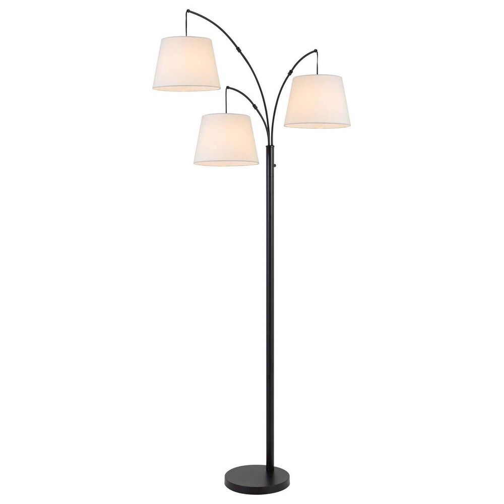Cal Lighting Vardon Floor Lamp in Black, , large