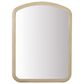 James Martin Gracyn 28" Rectangular Arched Mirror in Coastal Driftwood, , large