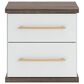 Ashley Kendanport Queen Upholstered Bed with Two Nightstands in Brown and White, , large
