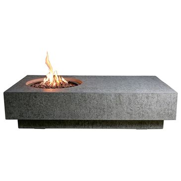 Elementi Fire Metropolis Rectangle Liquid Propane Fire Table in Gray, , large