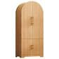 HOMLUX 72" Tall Arched Kitchen Pantry Cabinet in Natural, , large