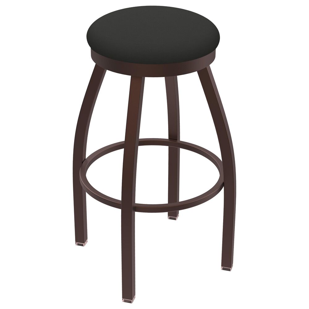 Holland Bar Stool 802 Misha 25" Swivel Counter Stool with Bronze and Canter Iron Seat, , large
