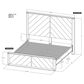 Fallridge Balam 4-Piece Queen Platform Bedroom Set in Black, , large