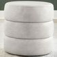 Ashley Ummi Swivel Accent Ottoman in Bone, , large