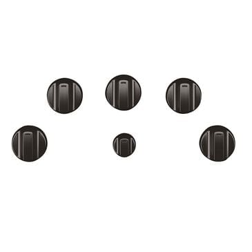 Cafe Electric Cooktop Knob in Brushed Black, , large