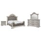 Millenium Bruchandi 4-Piece California King Panel Bedroom Set in Antique White, , large