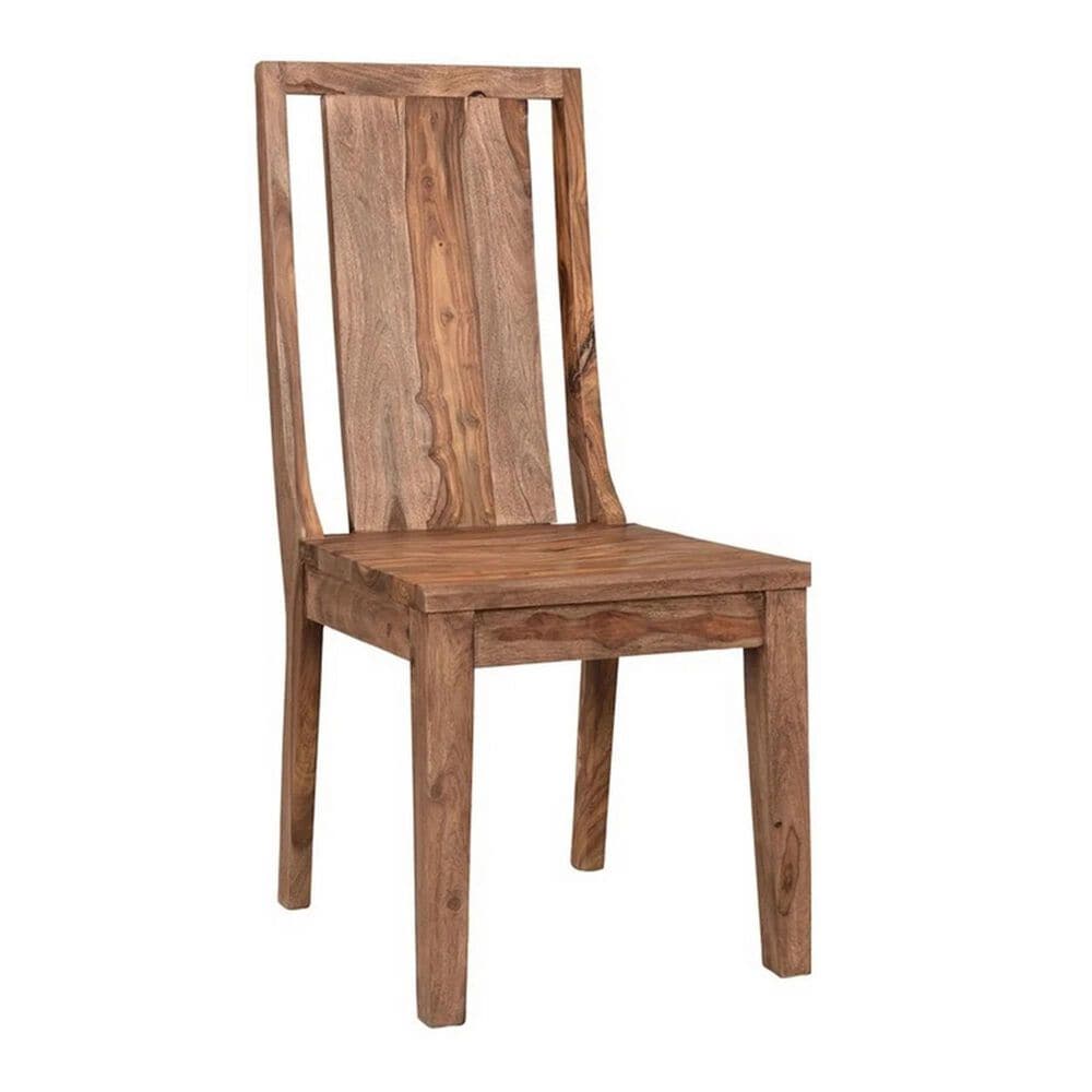 Linden Boulevard Brownstone Side Chair in Nut Brown, , large
