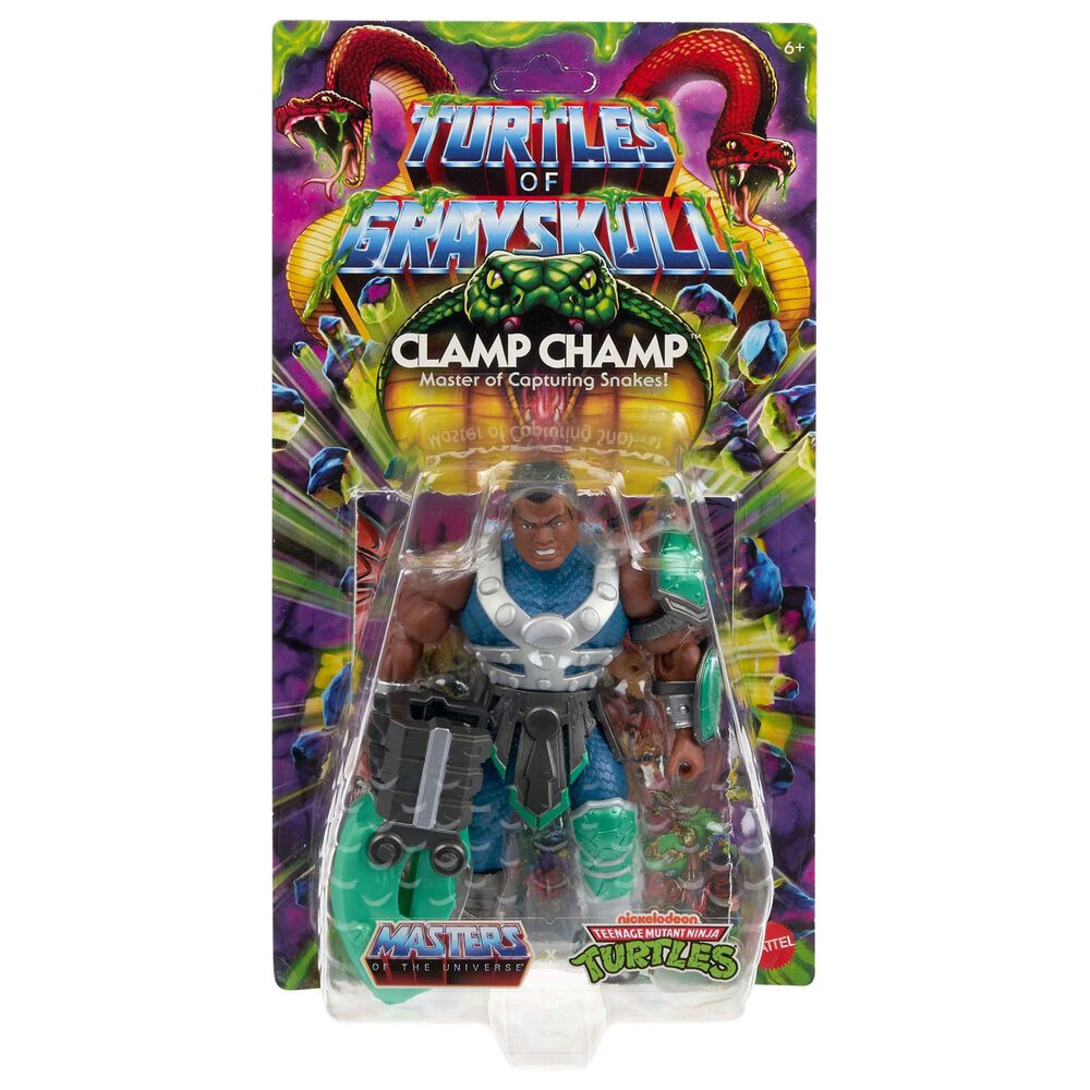Masters of the Universe Origins Turtles Of Grayskull Action Figure - Clamp Champ in Multicolor, , large