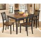 Ashley Owingsville 5-Piece Dining Set in Black and Brown, , large