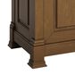 James Martin Vanities Brookfield 60" Double Bathroom Vanity in Honey Oak with 3 cm Ethereal Noctis Quartz Top and Rectangular Sinks, , large