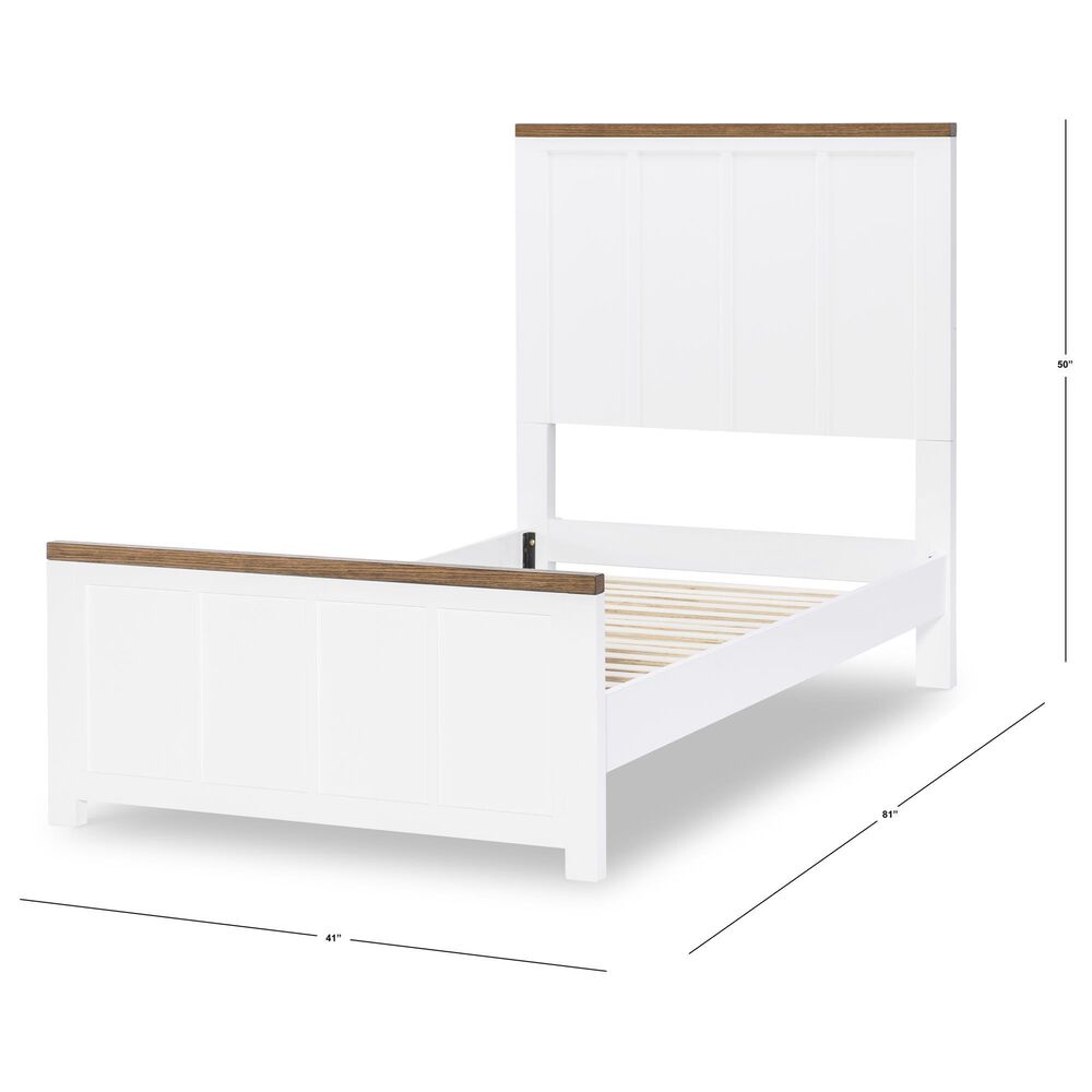 Legacy Classic Dutton 4-Piece Twin Bedroom Set in Natural White, Toasted Coconut and Aged Black, , large