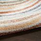 Nourison Astra Machine Washable 2"2" x 10" Ivory and Multicolor Runner, , large