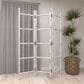 Maple and Jade 15-Rung Partition Ladder with 3 Panels in White, , large