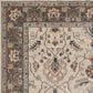 Central Oriental Minerva Alonso 7"10" x 9"10" Alabaster and Storm Area Rug, , large