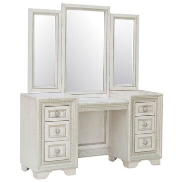 Chapel Hill Camila Vanity and Mirror in Cream, , large