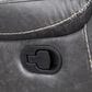 Steve Silver Keily Manual Reclining Loveseat in Dove Grey, , large