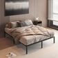 Hearth and Haven Full Metal Platform Bed Frame in Black, , large