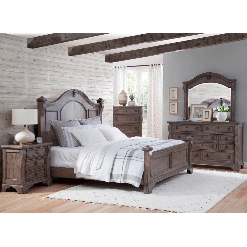Springmeier Heirloom Dresser Mirror in Rustic Charcoal, , large