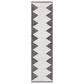 Surya Eagean EAG-2356 Black, Off-White and Charcoal 2"7" x 10" Indoor/Outdoor Runner, , large