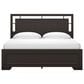 Ashley Covetown King Bed in Dark Brown, , large