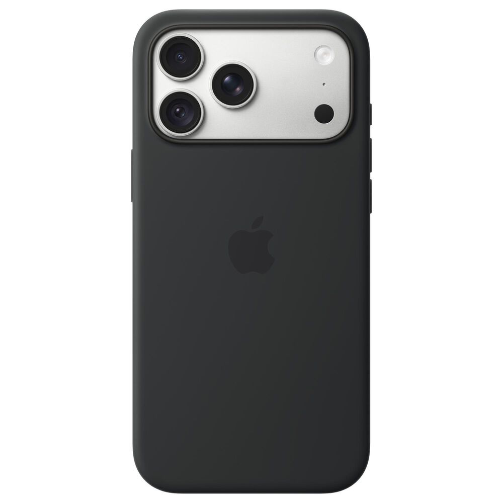 Apple Silicone Case with MagSafe for Apple iPhone18 ProMax in Black, , large