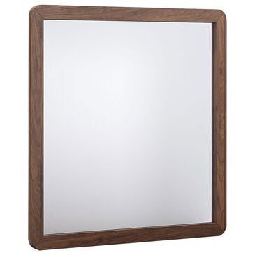 Ashley Fortlorn Bedroom Mirror in Walnut Brown, , large