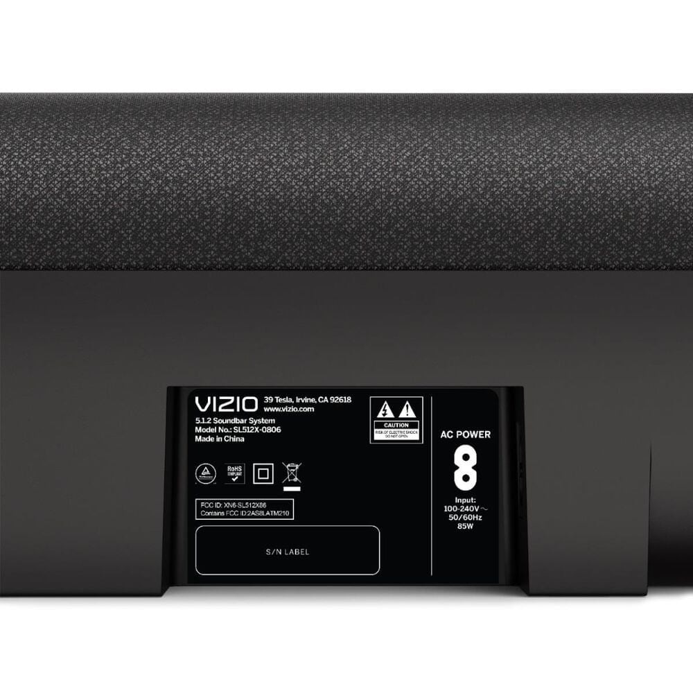 VIZIO Elevate SE 5.1.2 Soundbar with Dolby Atmos in Black - SL512X-0806, , large