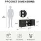 DHP Uniluxe 60" TV Console in Espresso, , large
