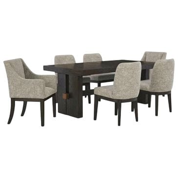 Millenium Burkhaus 7-Piece Dining Set with 1 Table Leaf in Dark Brown, , large