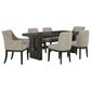Millenium Burkhaus 7-Piece Dining Set with 1 Table Leaf in Dark Brown, , large
