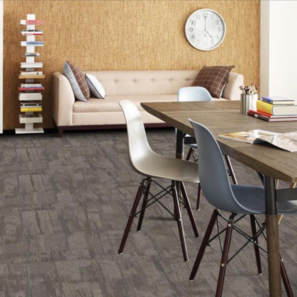Shaw Chiseled 24&quot; x 24&quot; Carpet Tile in Construct, , large