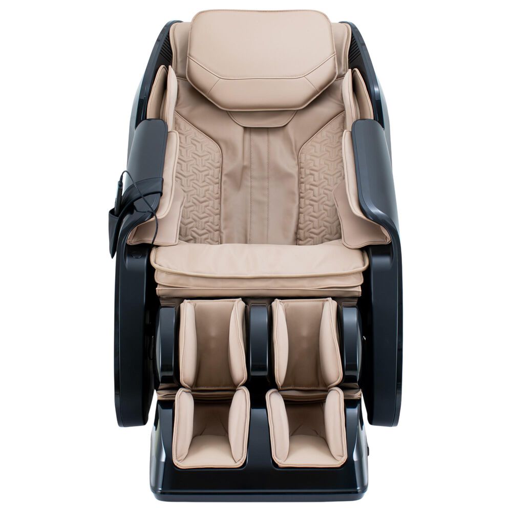 Cozzia Shiatsu Massage Chair with 2D Li Flex Track in Champagne, , large